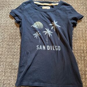 Hollister Navy San Diego Kids Tee
